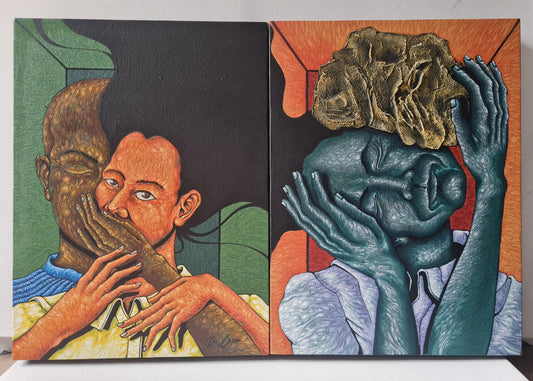 Series: Divan - Contradiction. Diptych. 