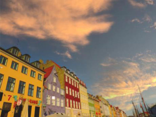 Série Dinamarca - Sunset at Nyhavn